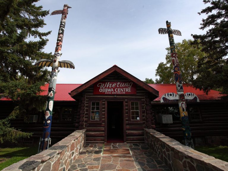 Outside of Whetung Ojibwa Centre First Nations