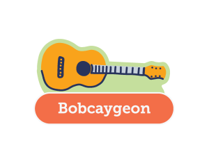 Icon of a guitar, labelled "Bobcaygeon" underneath
